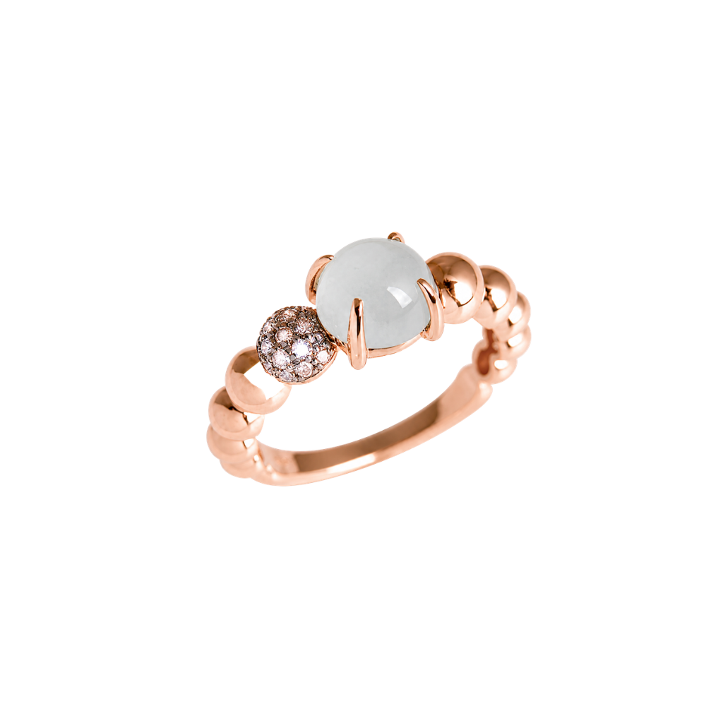 Bague Boules Aigue-Marine