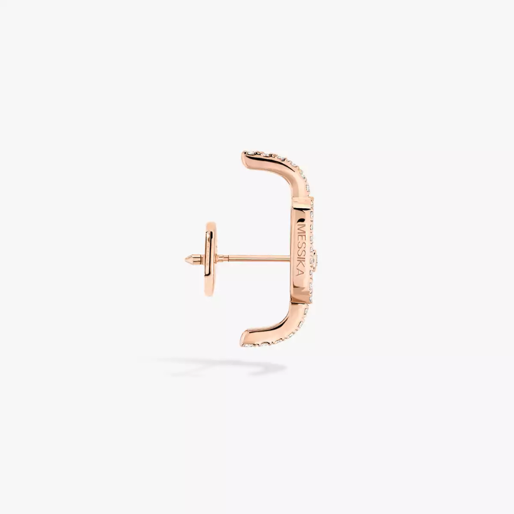 Mono boucle d'oreille Move Uno pavée