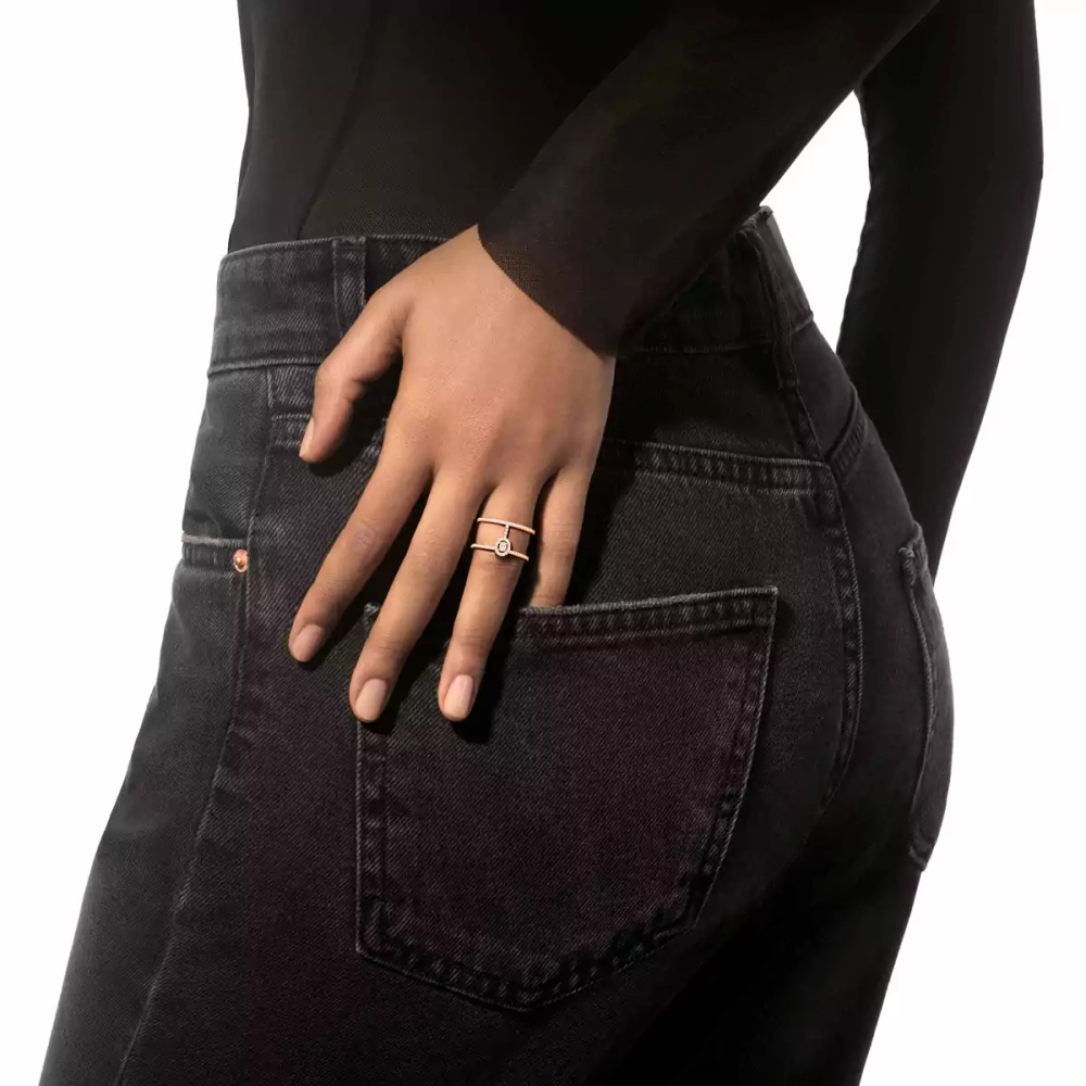 Bague Glam'Azone pavée