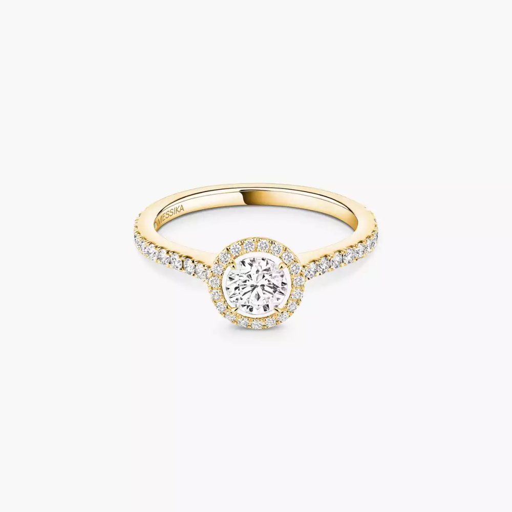 Bague solitaire Joy taille brillant, moyen modèle