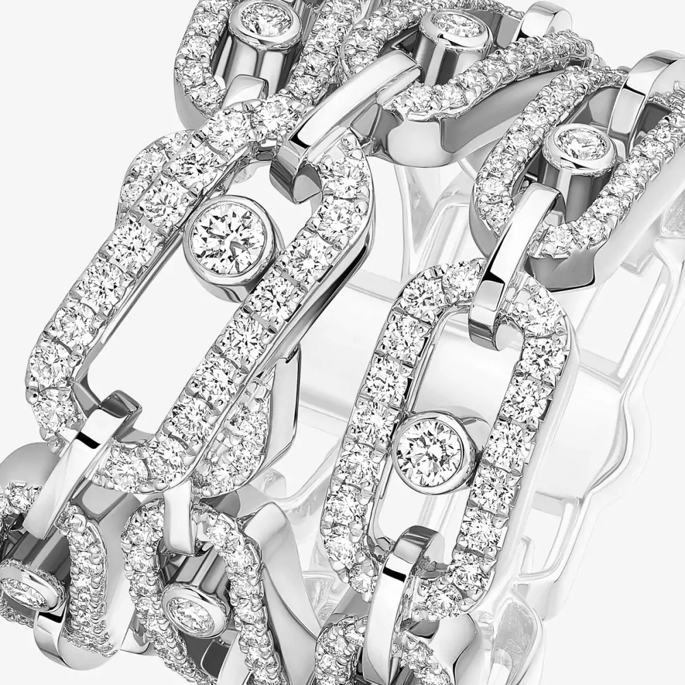 Bague trois rangs Move Link