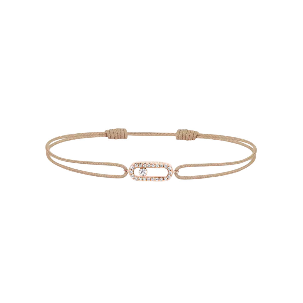 Bracelet cordon Move Uno beige