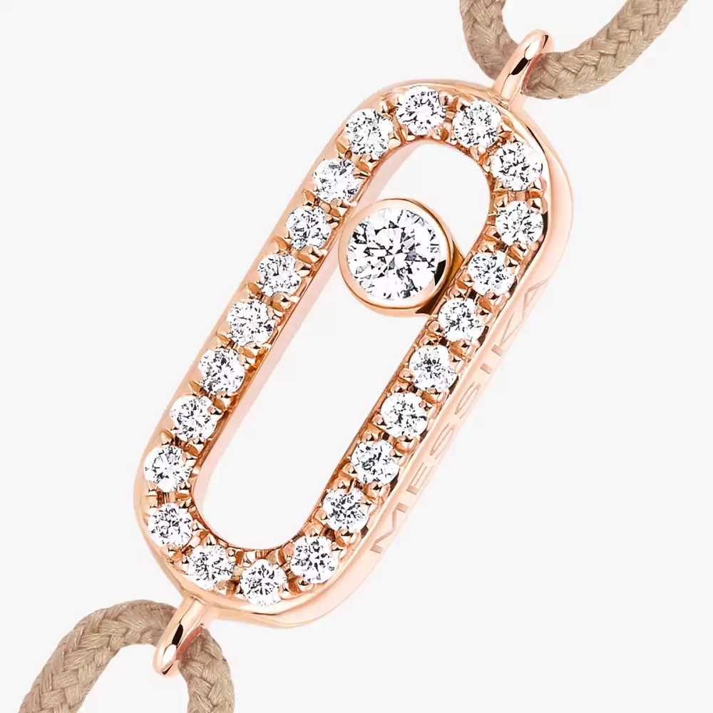 Bracelet cordon Move Uno beige