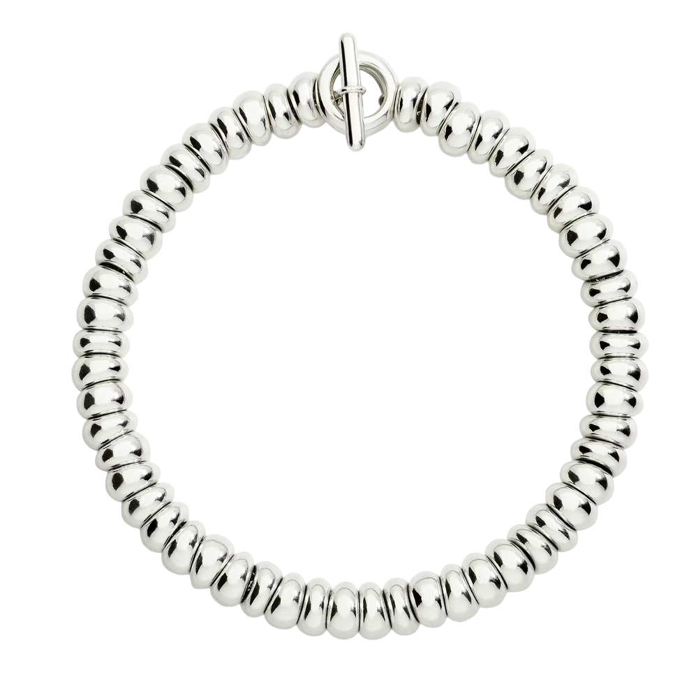Bracelet Rondelle Bold Argent