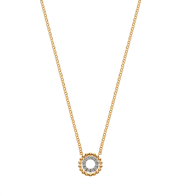 Collier motif rond