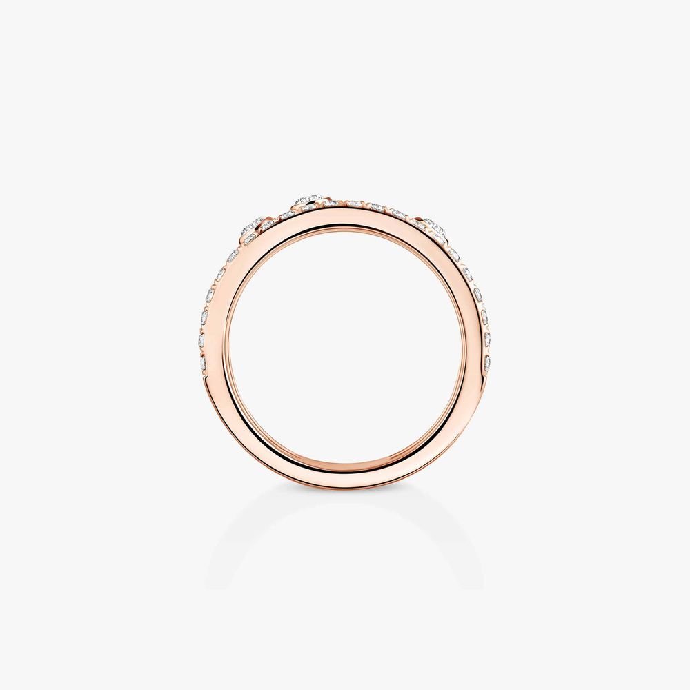 Bague Move Romane pavée, grand modèle