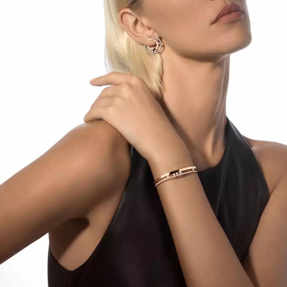 Bracelet Move Romane semi-pavé, petit modèle