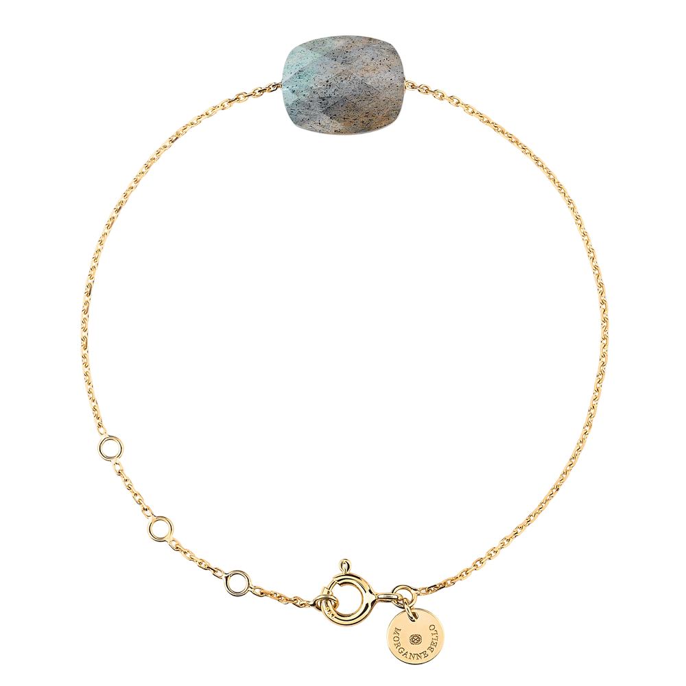 Bracelet, Labradorite, Or Jaune - Bijouterie Aurea｜Morges