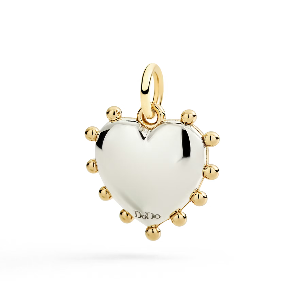 Pendentif Coeur Avec Malachite