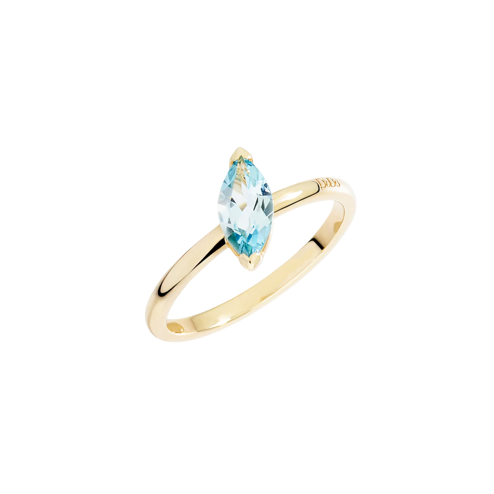 Bague Taille Princesse En Topaze Sky