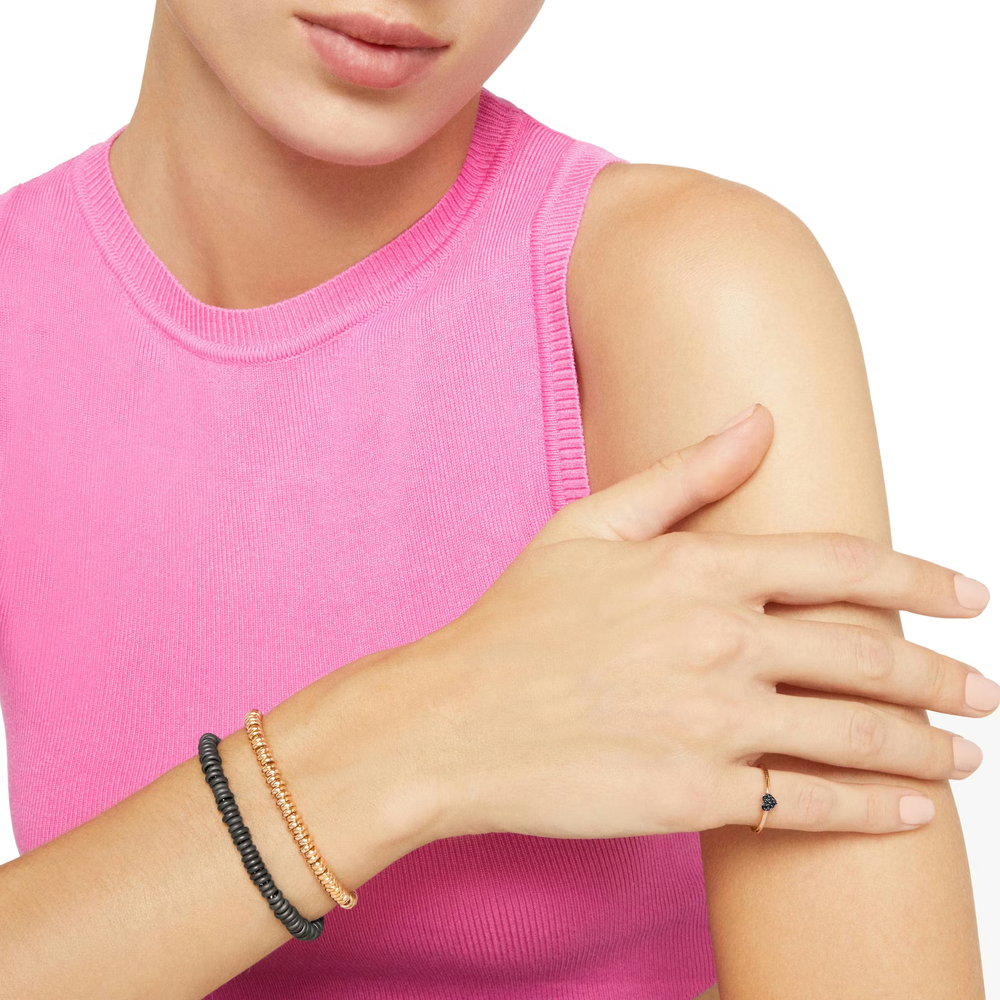 Bracelet Rondelle Or Rose