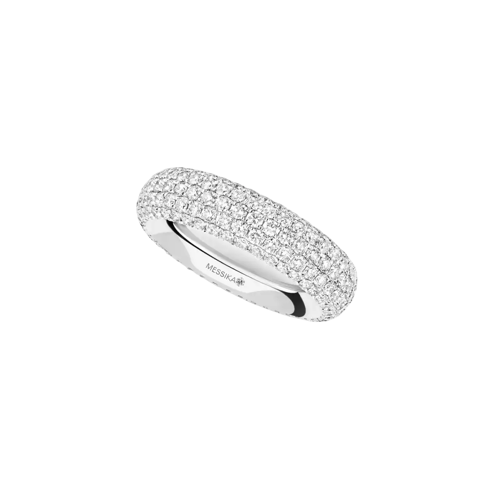 Bague Divine Enigma Bague Diamant Or Blanc