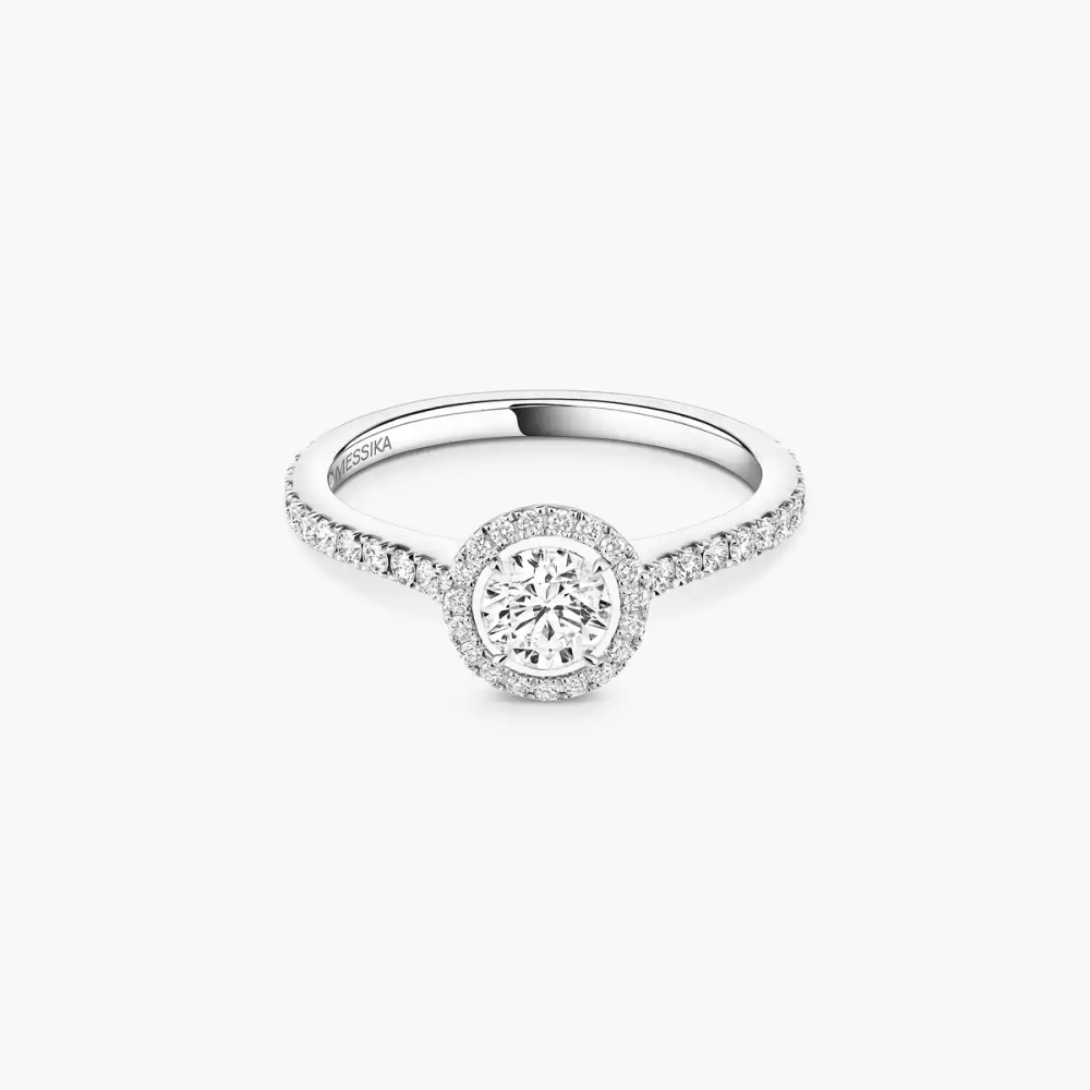 Bague solitaire Joy taille brillant, moyen modèle