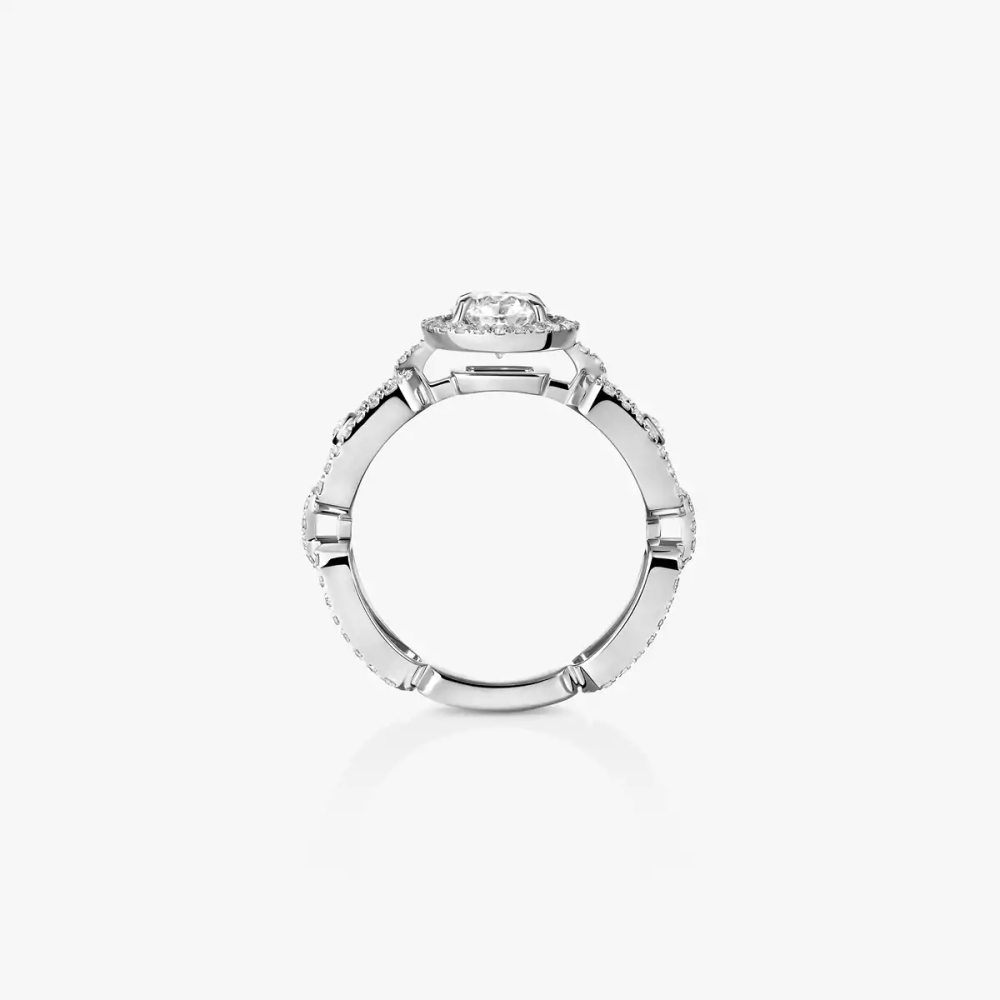 Bague solitaire Move Link, grand modèle