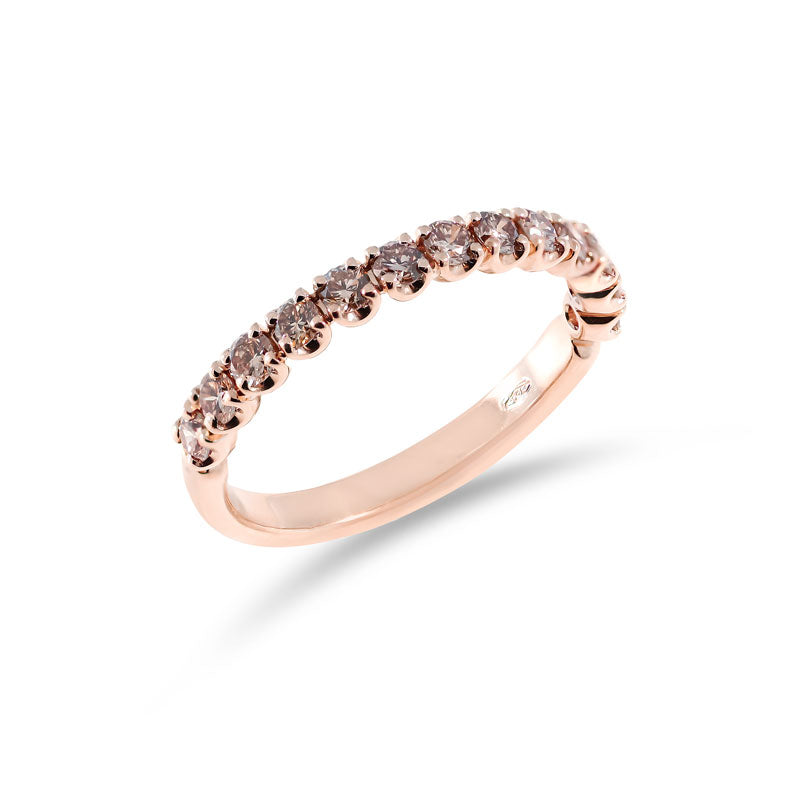 Bague Archetti Diamants Bruns