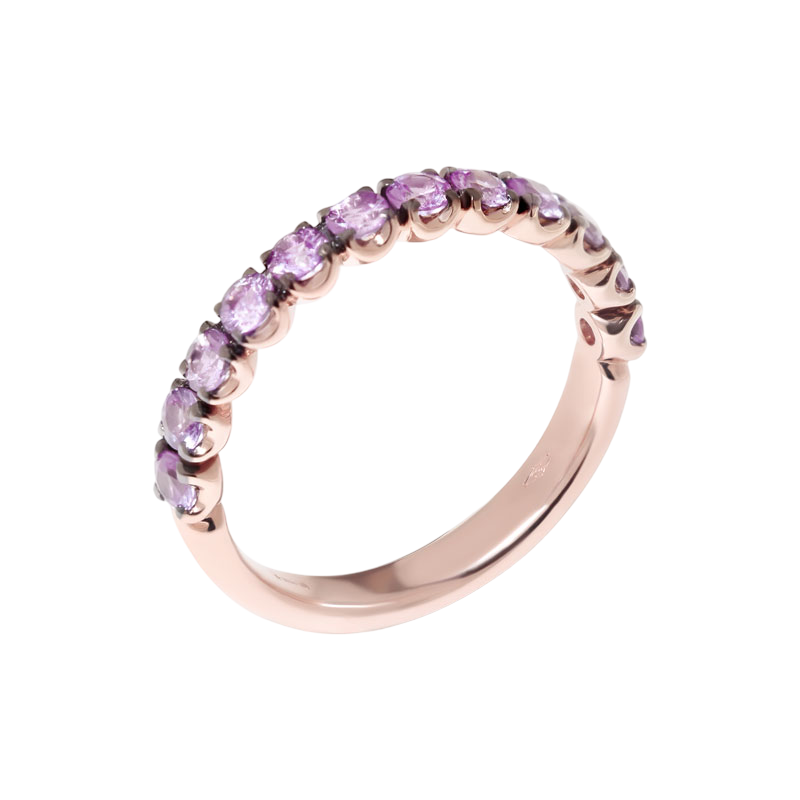 Bague Archetti Saphir Violet - Bijouterie Aurea｜Morges