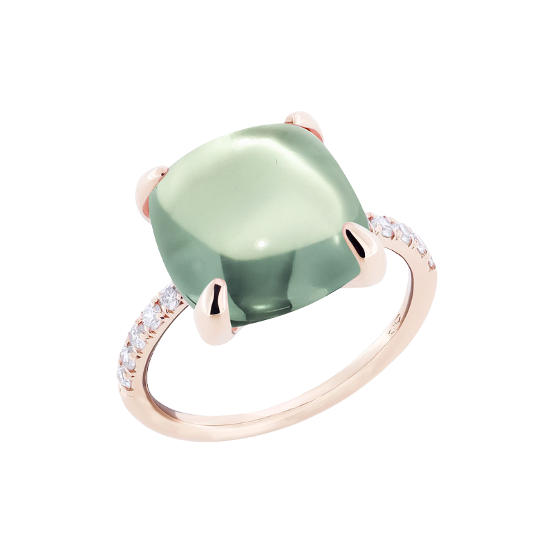 Bague Prasiolite