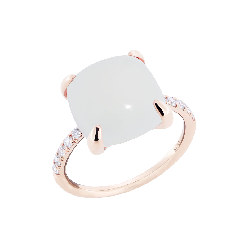 Bague Pierre de Lune Blanche