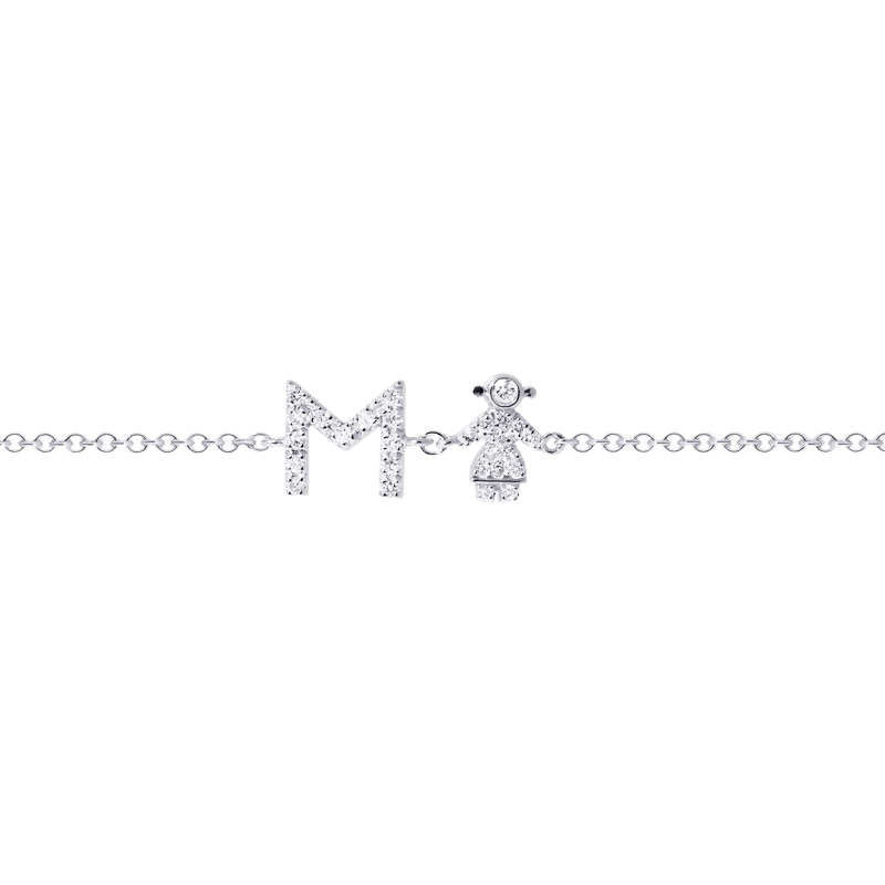 Bracelet lettre et symbole