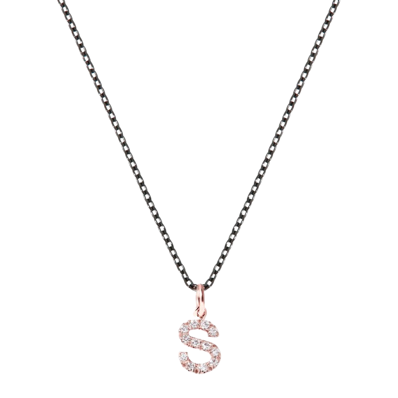 Collier Argent Noirci