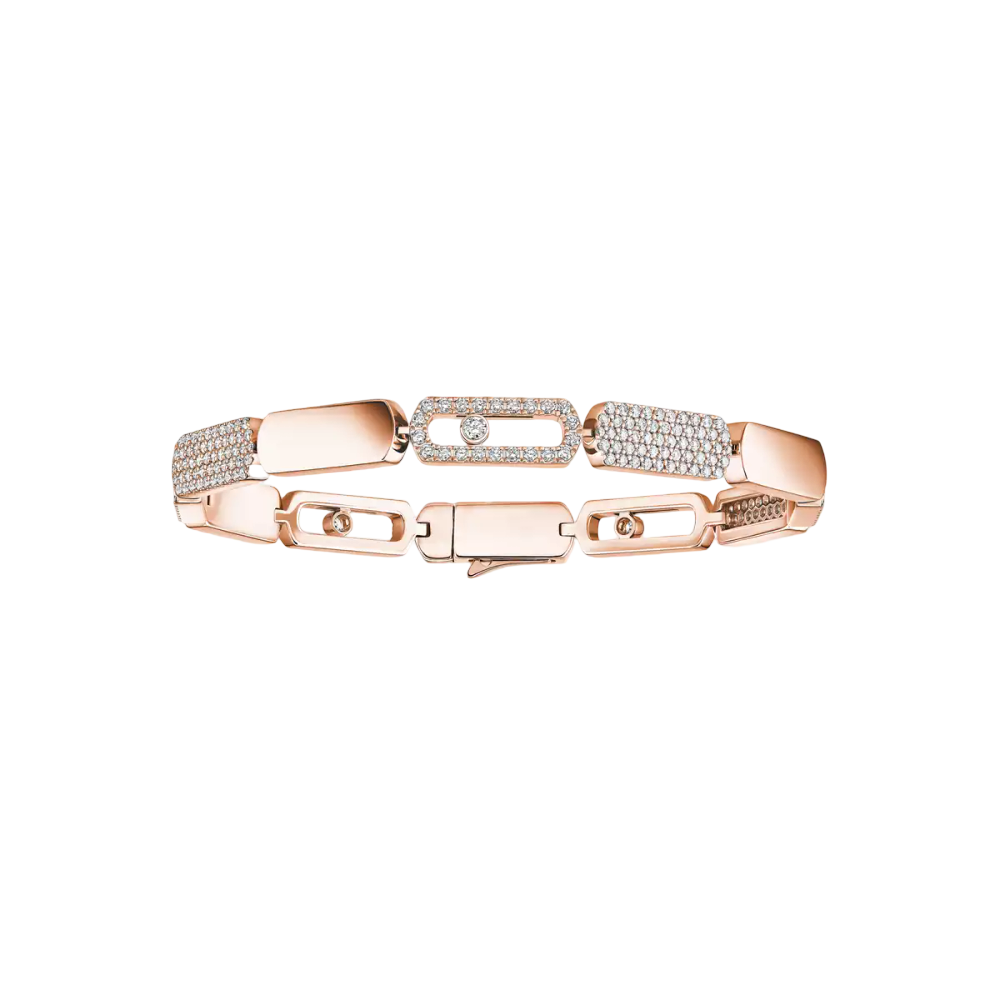 Bracelet Imperial Move semi-pavé, petit modèle