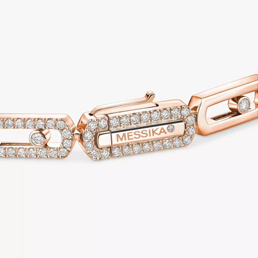 Bracelet Imperial Move semi-pavé, petit modèle