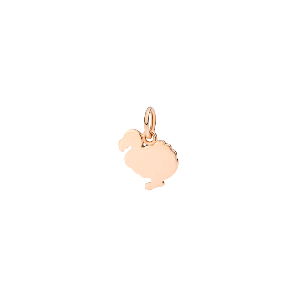 Pendentif Dodo Or Rose