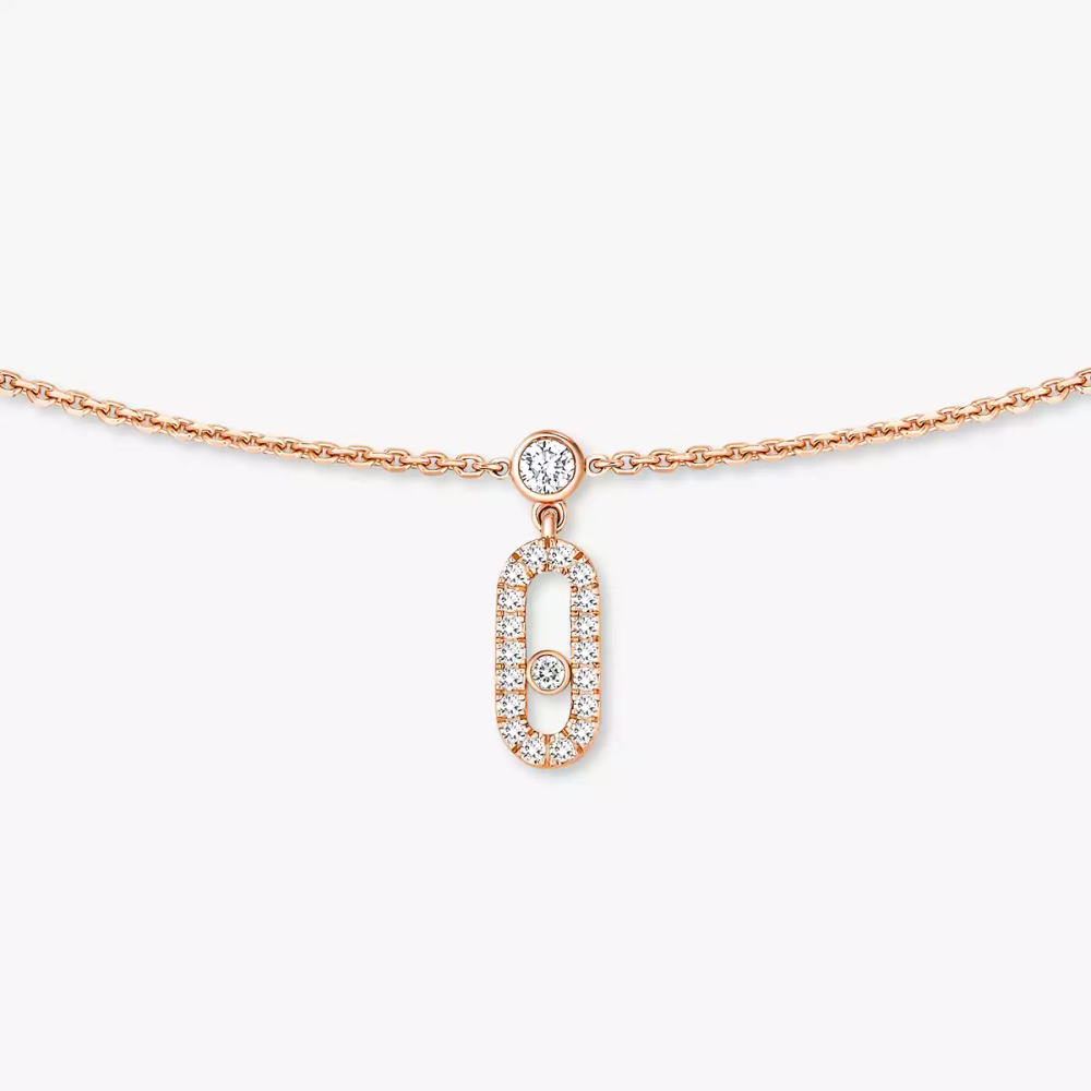 Collier choker Move Uno pavé