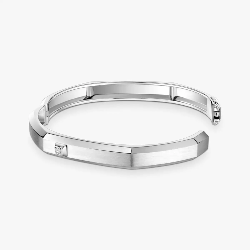 Bracelet Moderniste brossé, grand modèle