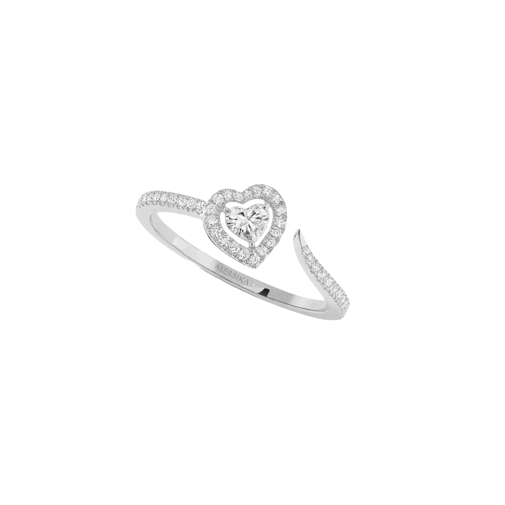 Bague solitaire Joy taille cœur, petit modèle