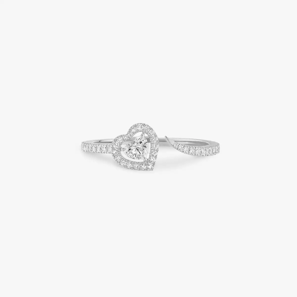Bague solitaire Joy taille cœur, petit modèle