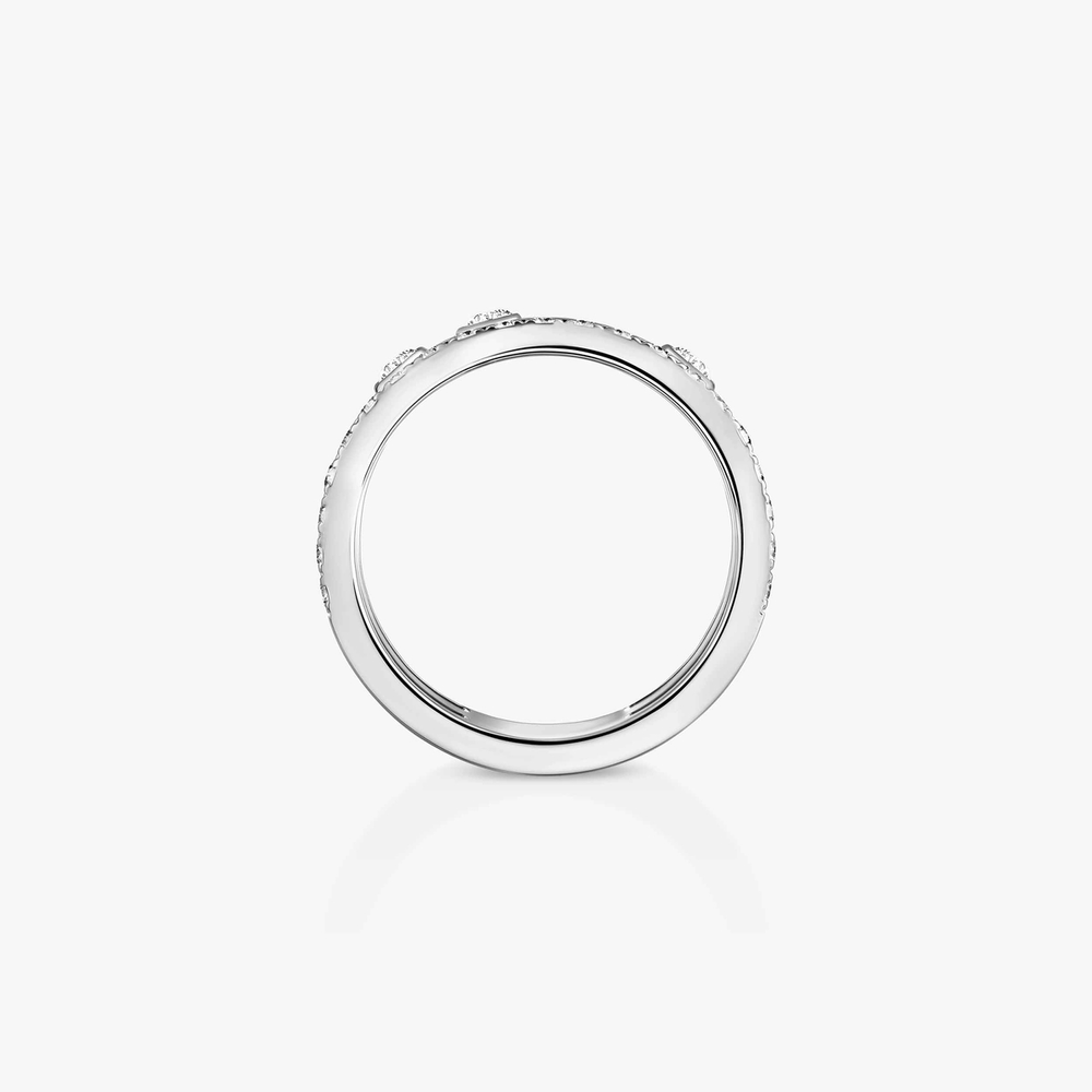 Bague Move Romane semi-pavée, grand modèle