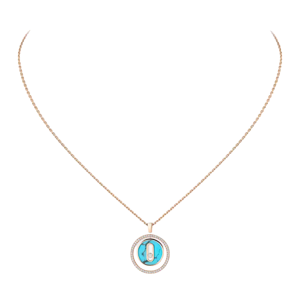Collier Lucky Move turquoise, petit modèle