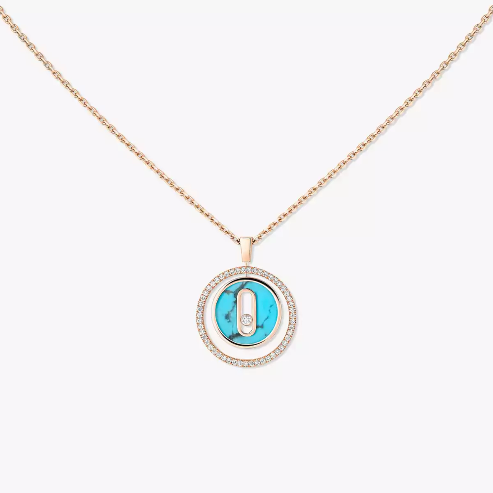 Collier Lucky Move turquoise, petit modèle