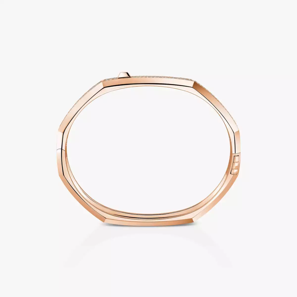 Bracelet Moderniste pavé, grand modèle