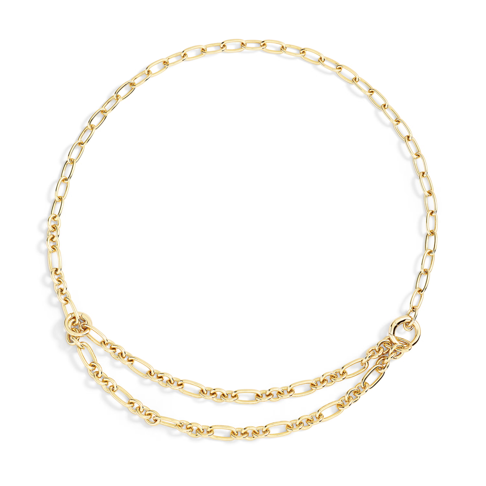 Collier Maillons Ouvrants Argent Doré