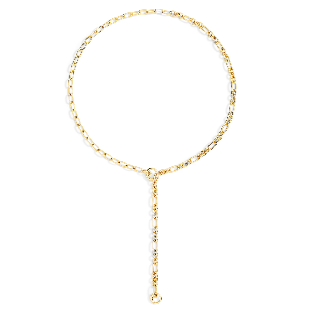 Collier Maillons Ouvrants Argent Doré