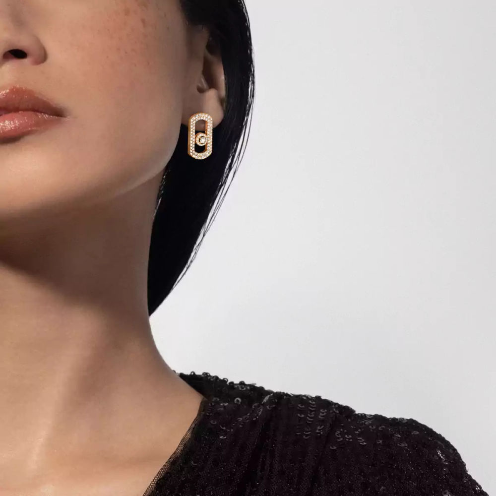 Boucles d'oreilles So Move pavées