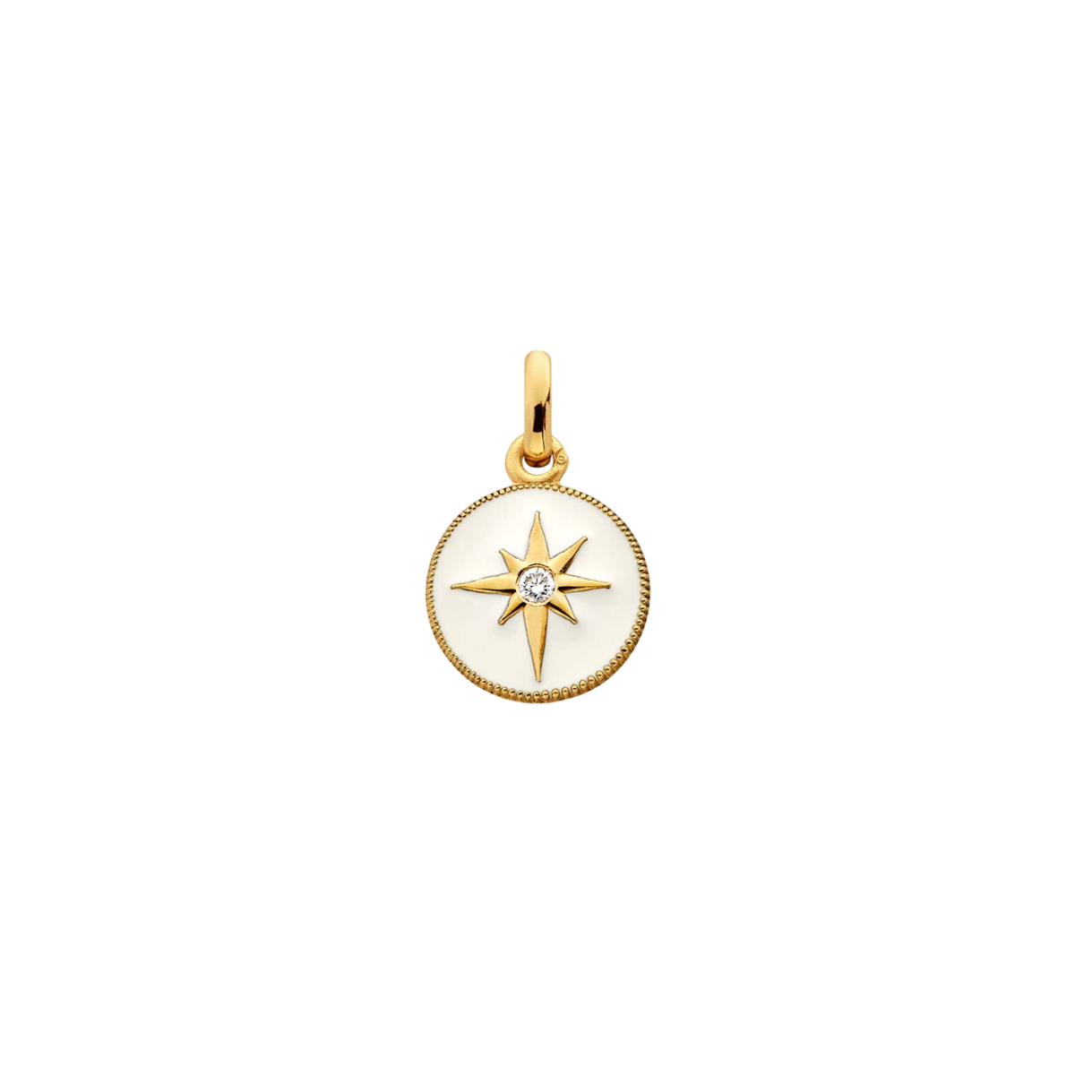 Mini Médaille Etoile Ivoire