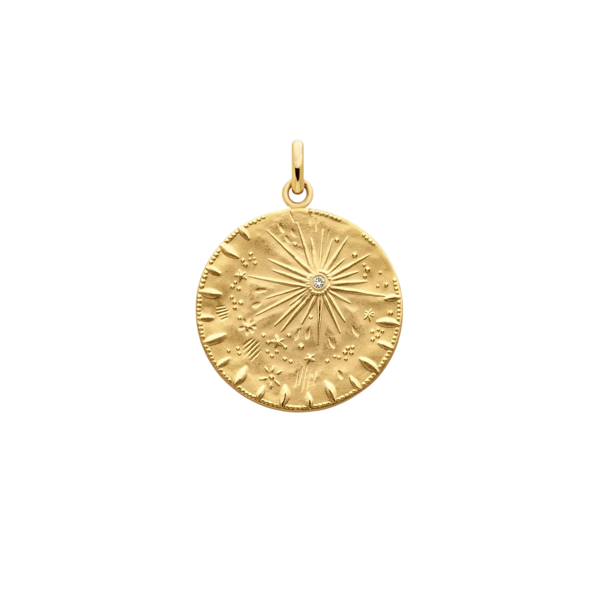 Médaille Pluie d'étoiles diamants