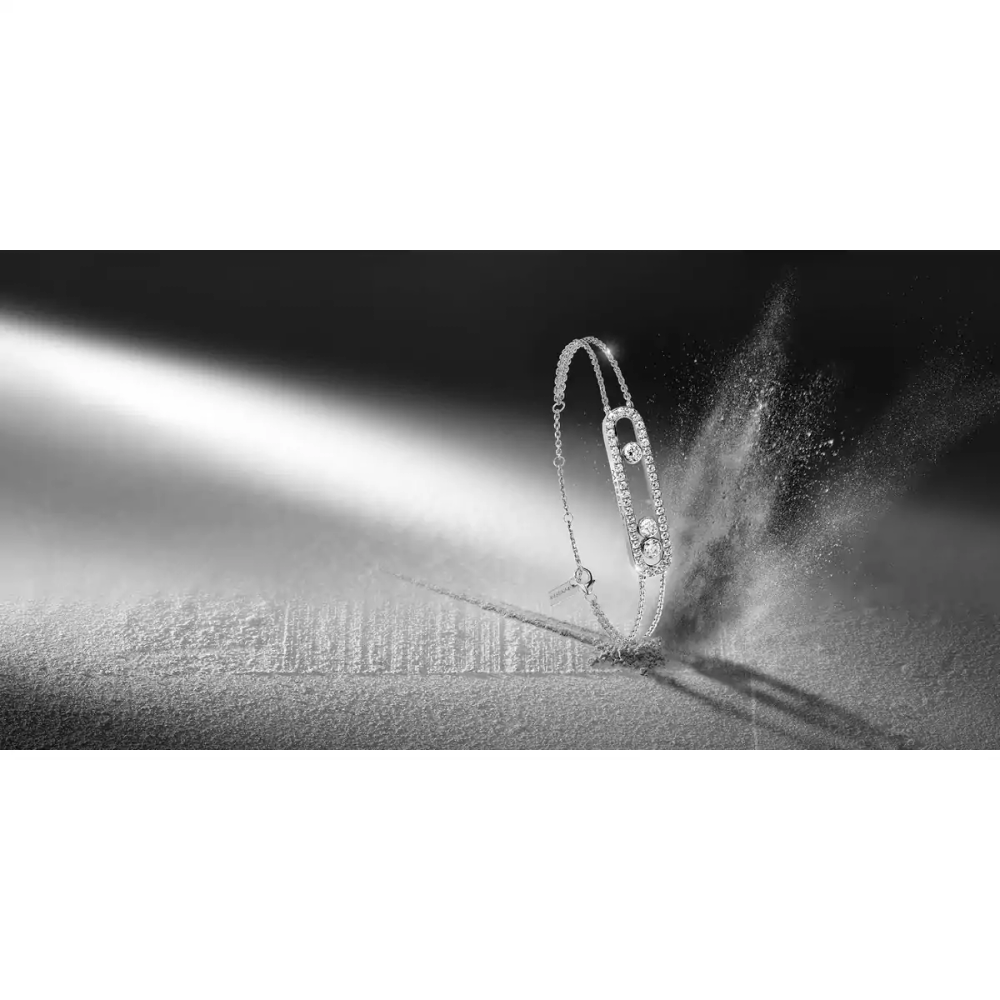 Bracelet Move Classique pavé, grand modèle