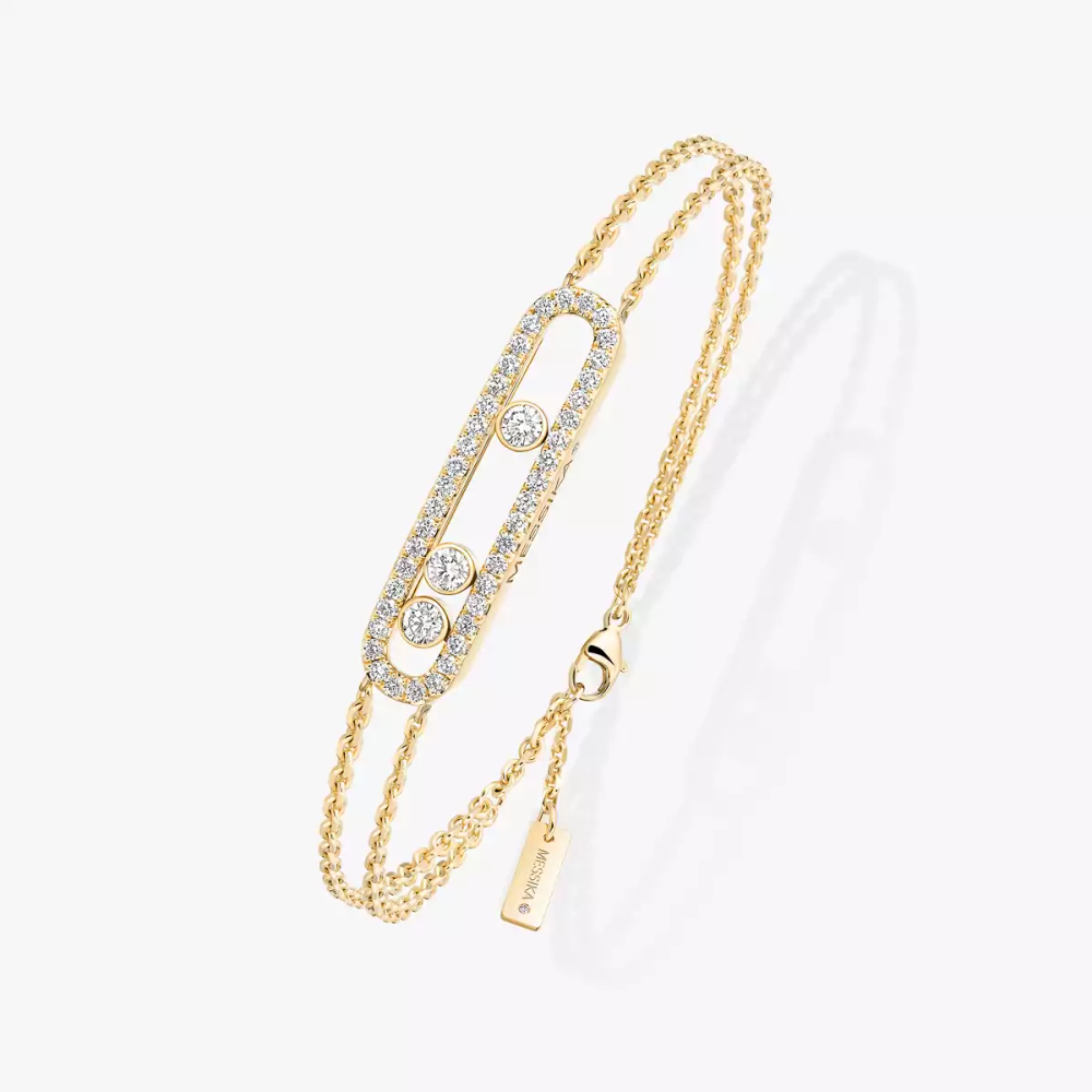 Bracelet Move Classique pavé, grand modèle