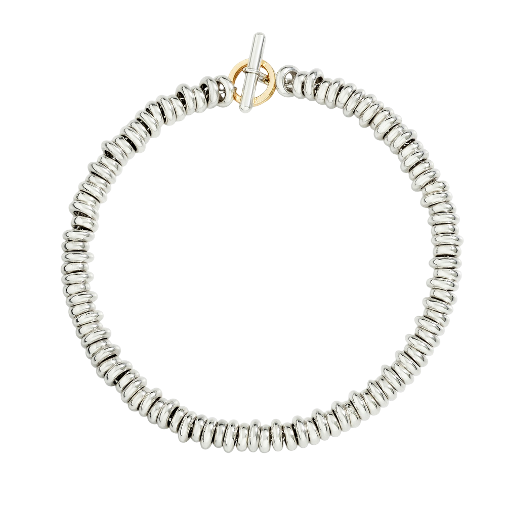 Bracelet Rondelle Argent