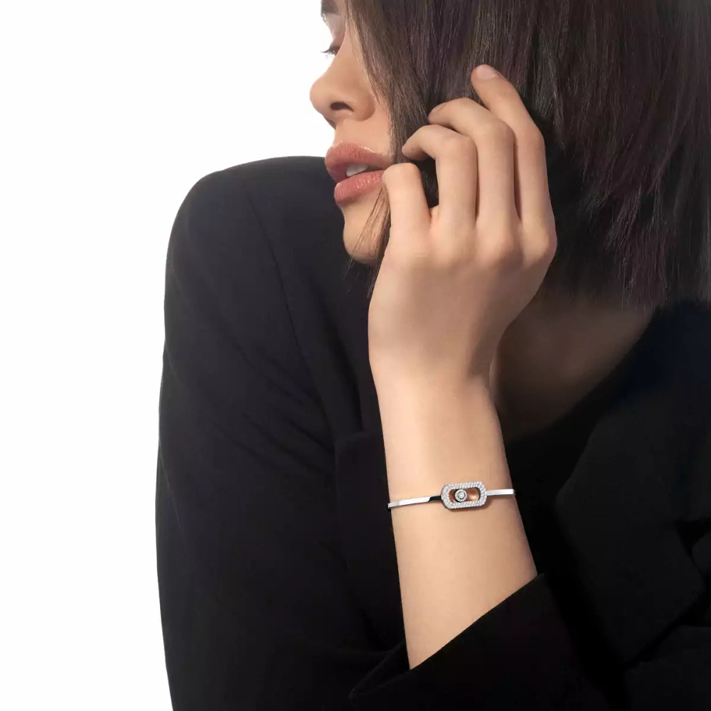 Bracelet jonc So Move pavé