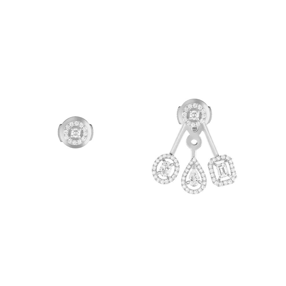 Boucles d'oreilles asymétriques My Twin trio