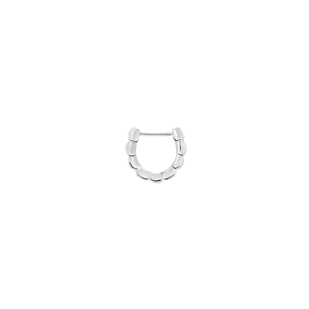 Boucle D'oreille Créole Granelli Argent