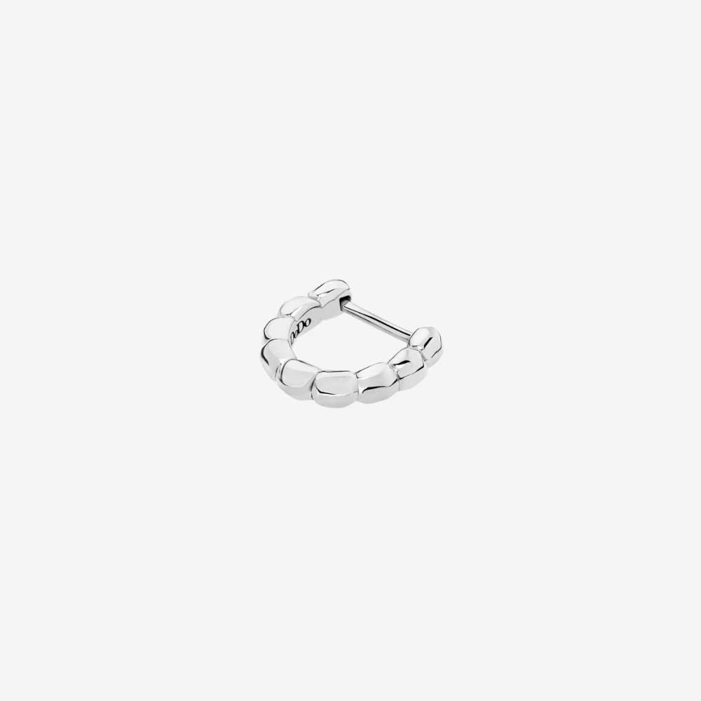 Boucle D'oreille Créole Granelli Argent