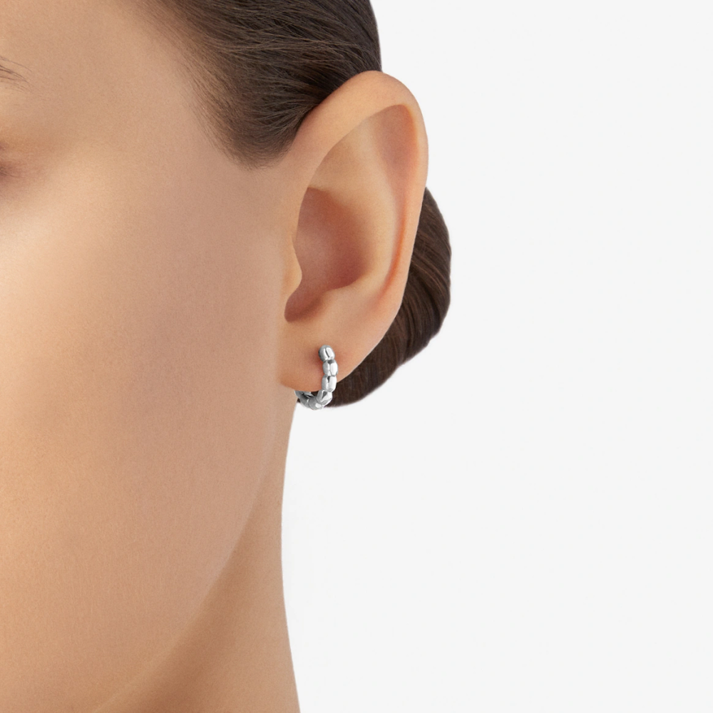 Boucle D'oreille Créole Granelli Argent