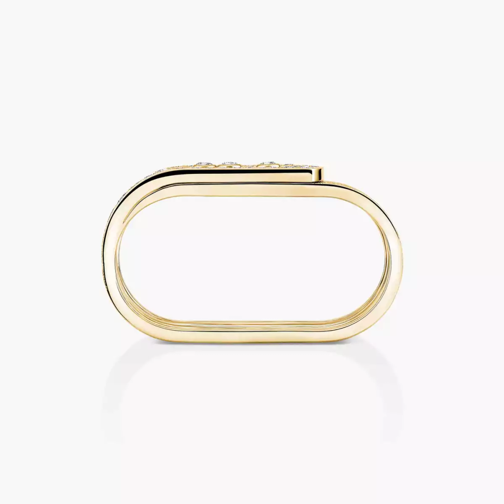 Bague 2 doigts Move Noa ciselée