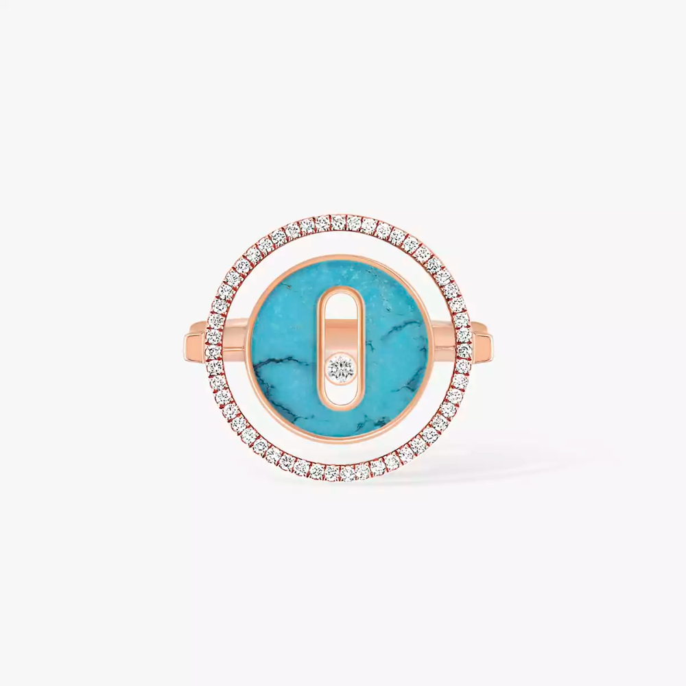 Bague Lucky Move turquoise, petit modèle